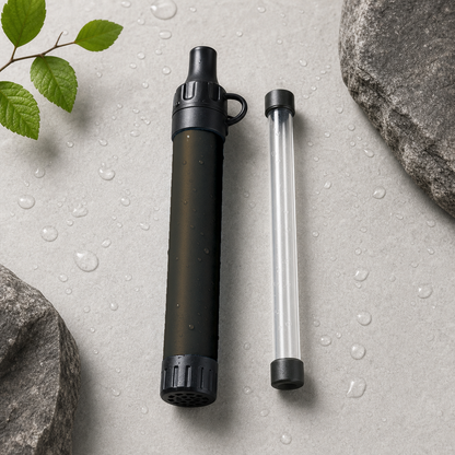 Filtre à eau portable AquaTrail pour randonnée et camping