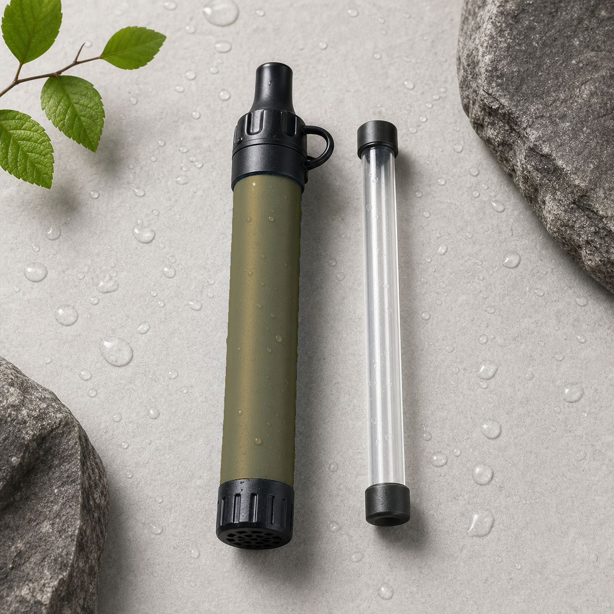 Filtre à eau portable AquaTrail pour randonnée et camping
