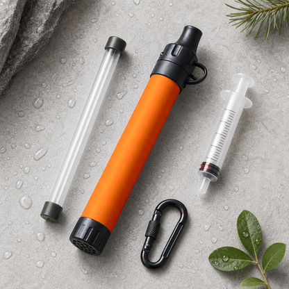 Filtre à eau portable AquaTrail pour randonnée et camping