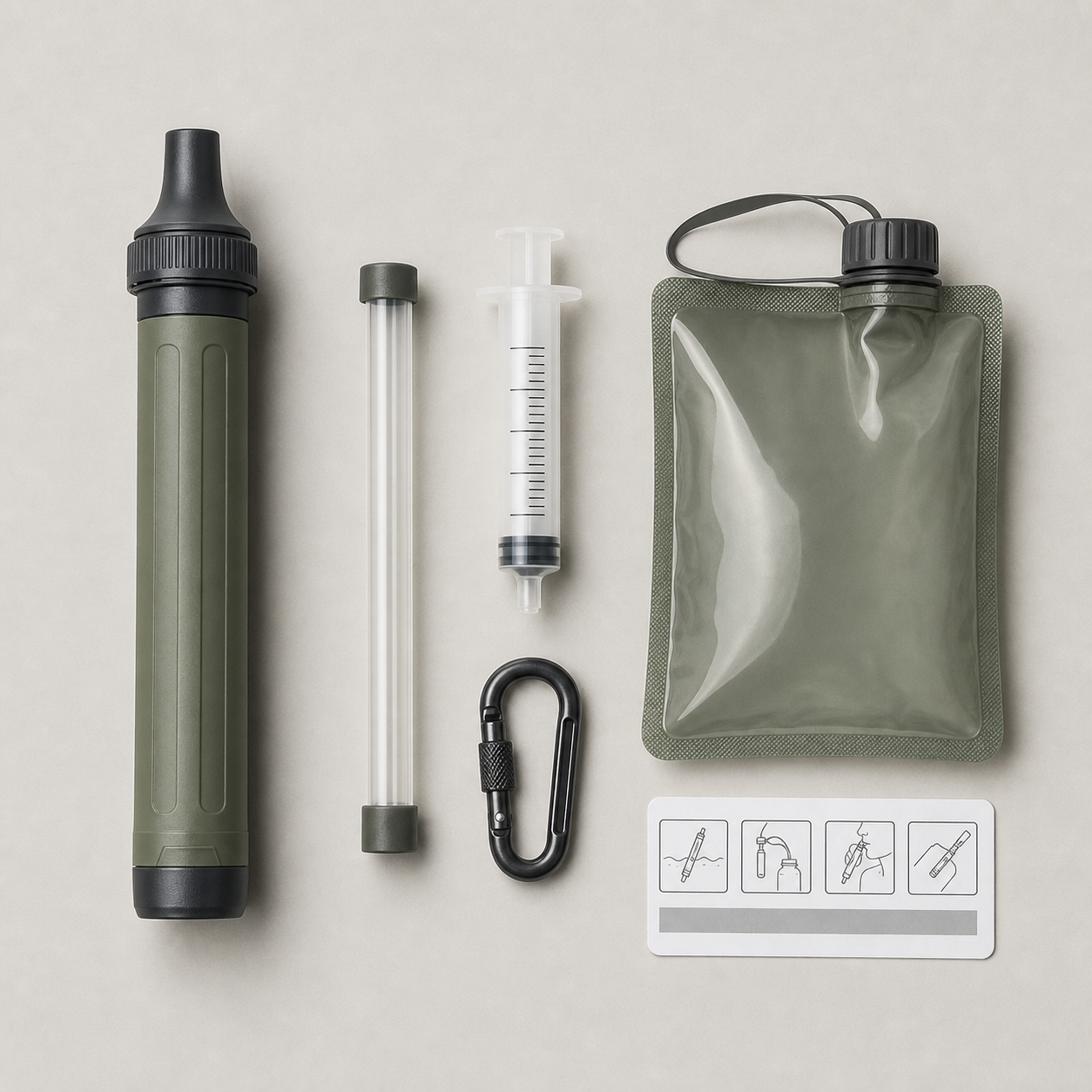 Filtre à eau portable - pack complet